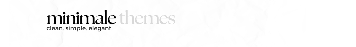 Etsy Banner for Minimale Themes by Gillan Ropero