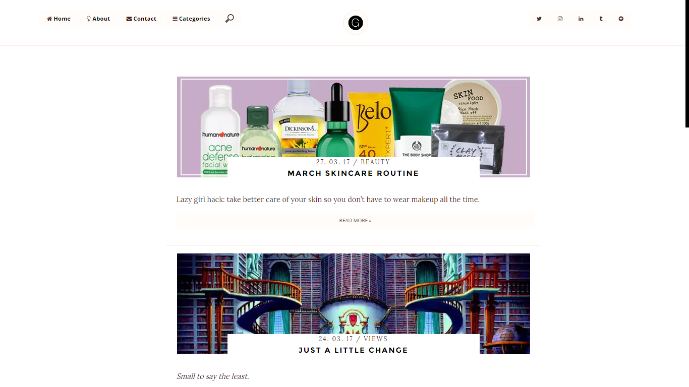 Screenshot of Maximus WordPress Theme by Gillan Ropero